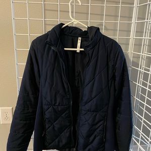 Fabletics Navy Puffer Jacket